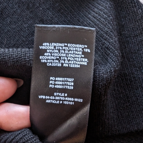 Aritzia Wilfred Tether Sweater Black Women's Medium - Picture 7 of 7